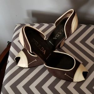 Prada peep toes